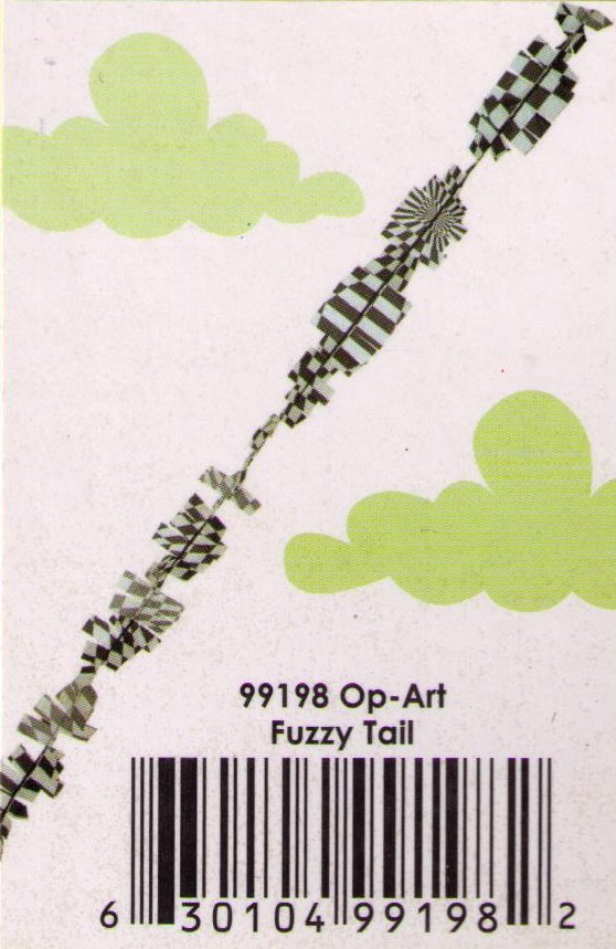 fuzzy tail op-art